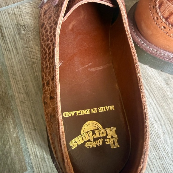 Dr Martens Made in England Brown Leather Oxford Kiltie US 8 - Picture 10 of 16